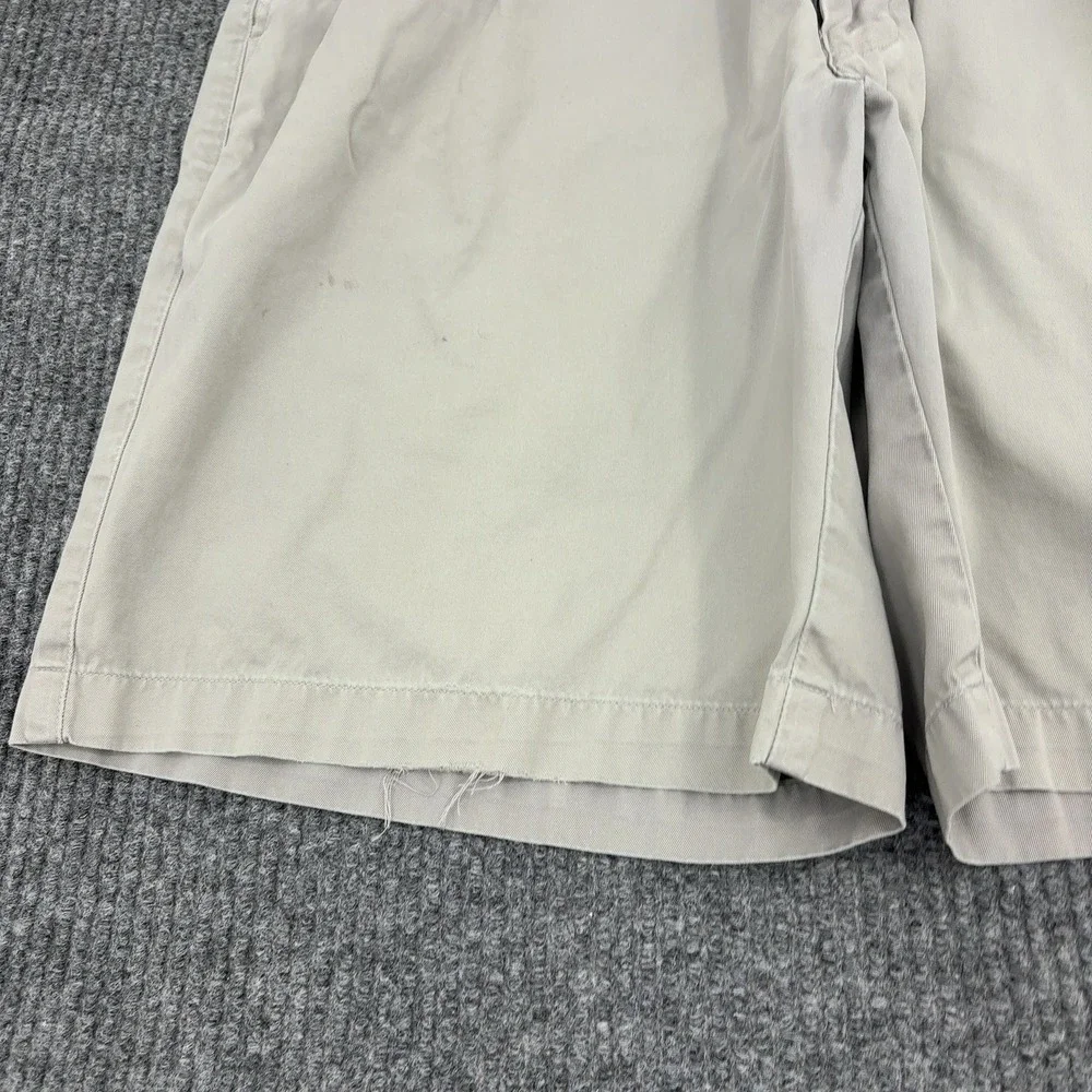 Banana Republic Shorts Mens 34 Khaki Cotton Chino Casual Classic Summer Style